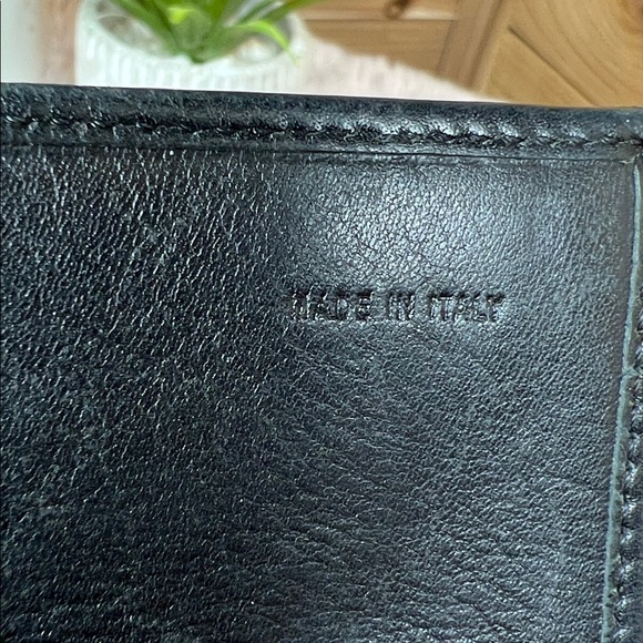 Vintage Fendi Zucchino Canvas Long Wallet Black 8M0021 COA Included - Authentic - Picture 10 of 12